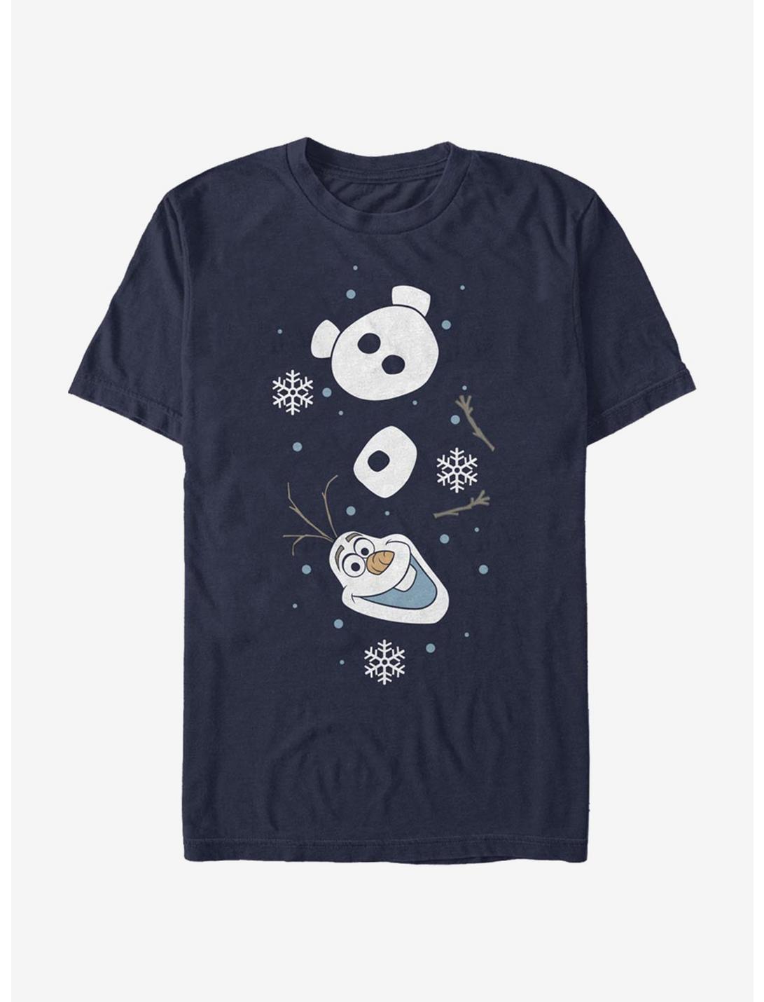 Disney Frozen Olaf Xmas Sleeve T-Shirt, NAVY, hi-res