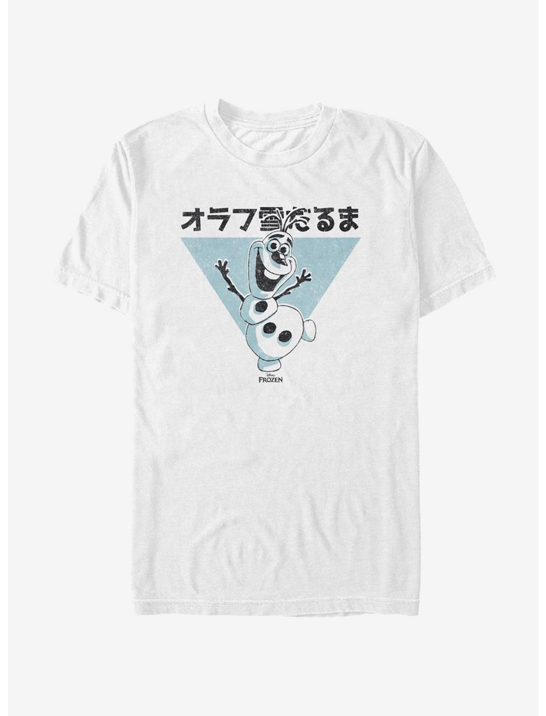 Disney Frozen Olaf Kanji T-Shirt, WHITE, hi-res
