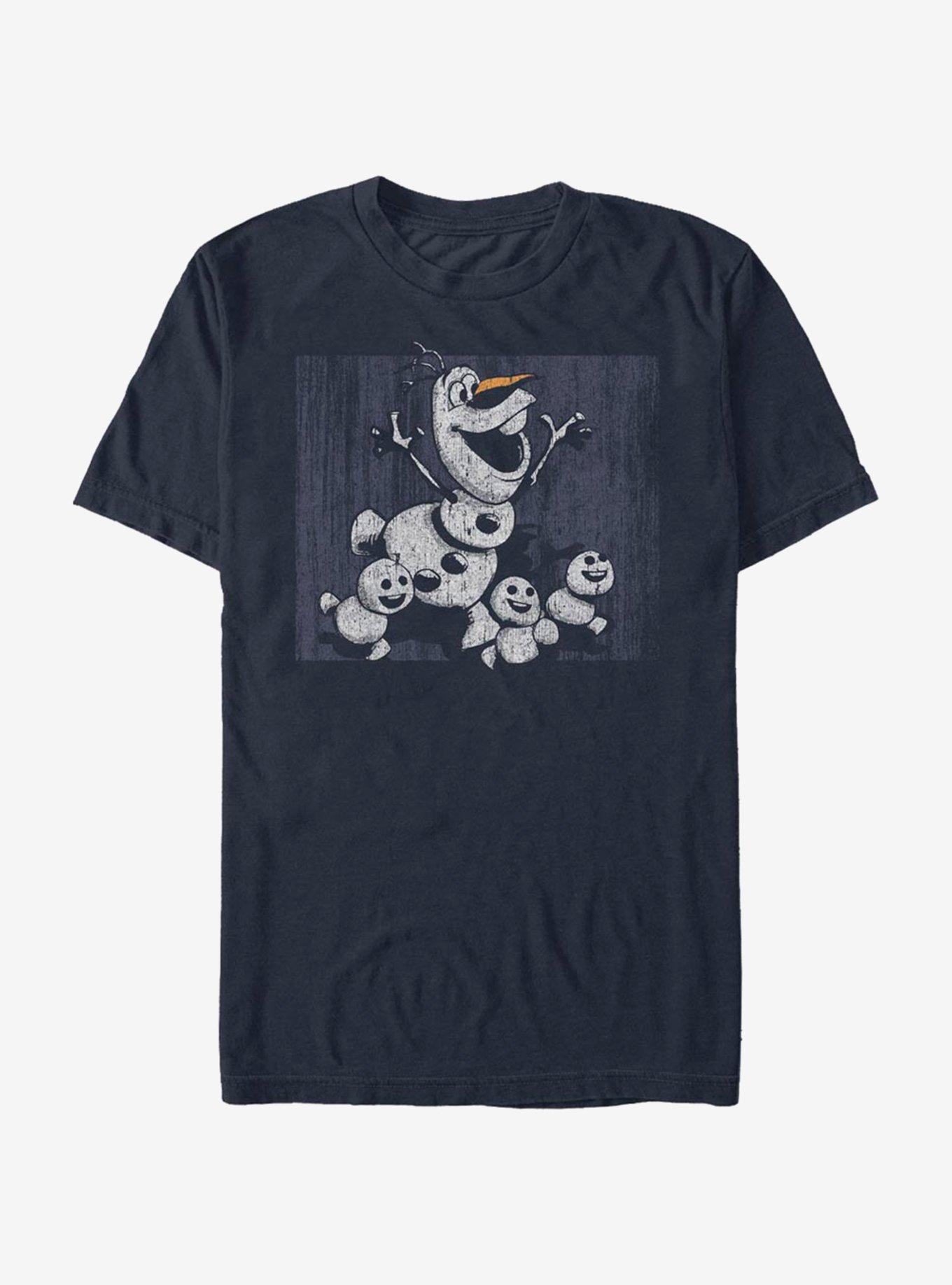 Disney Frozen Olaf And Snowmies T-Shirt, NAVY, hi-res