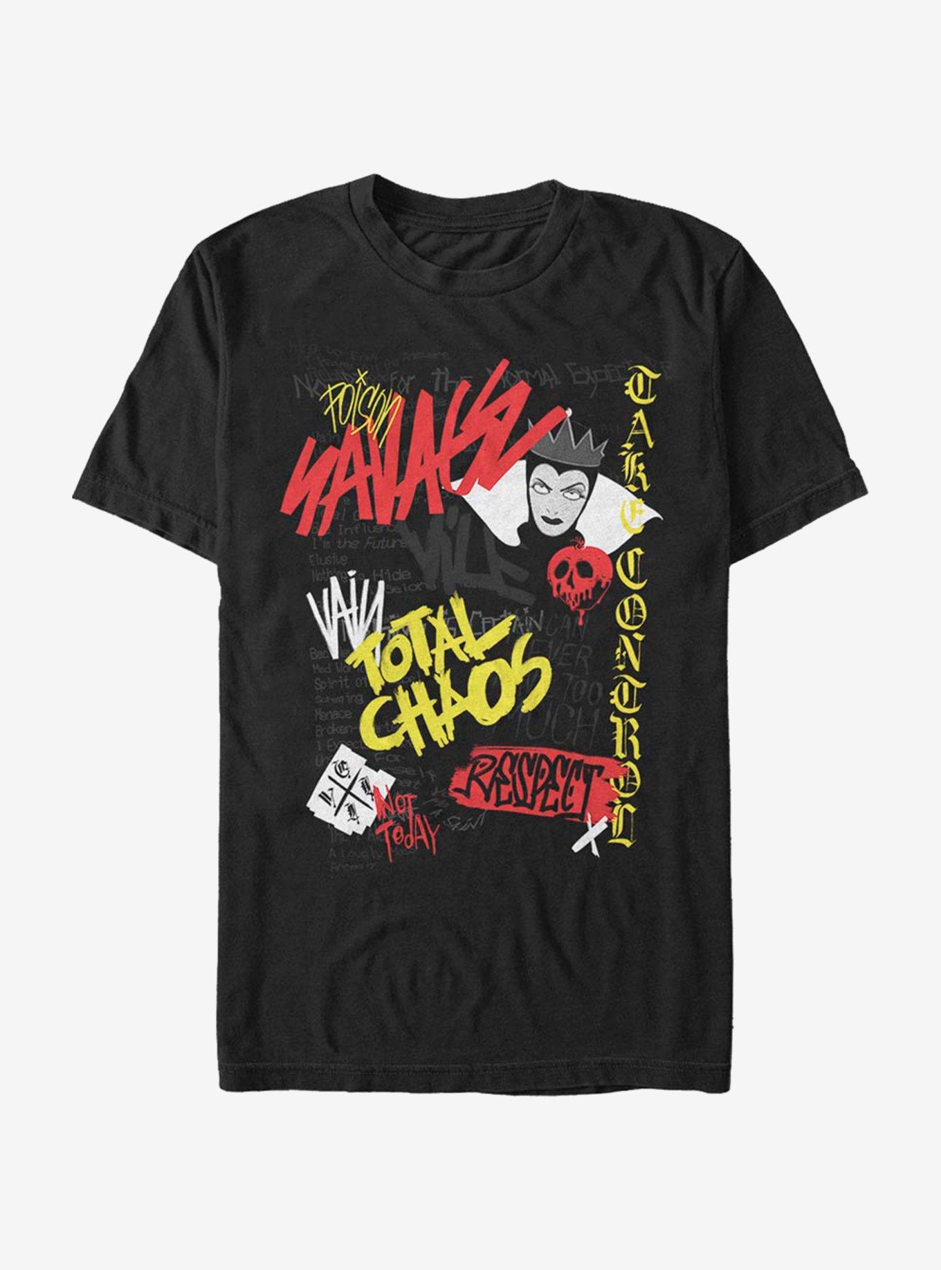 Disney Villains Villain Graffiti T-Shirt, BLACK, hi-res