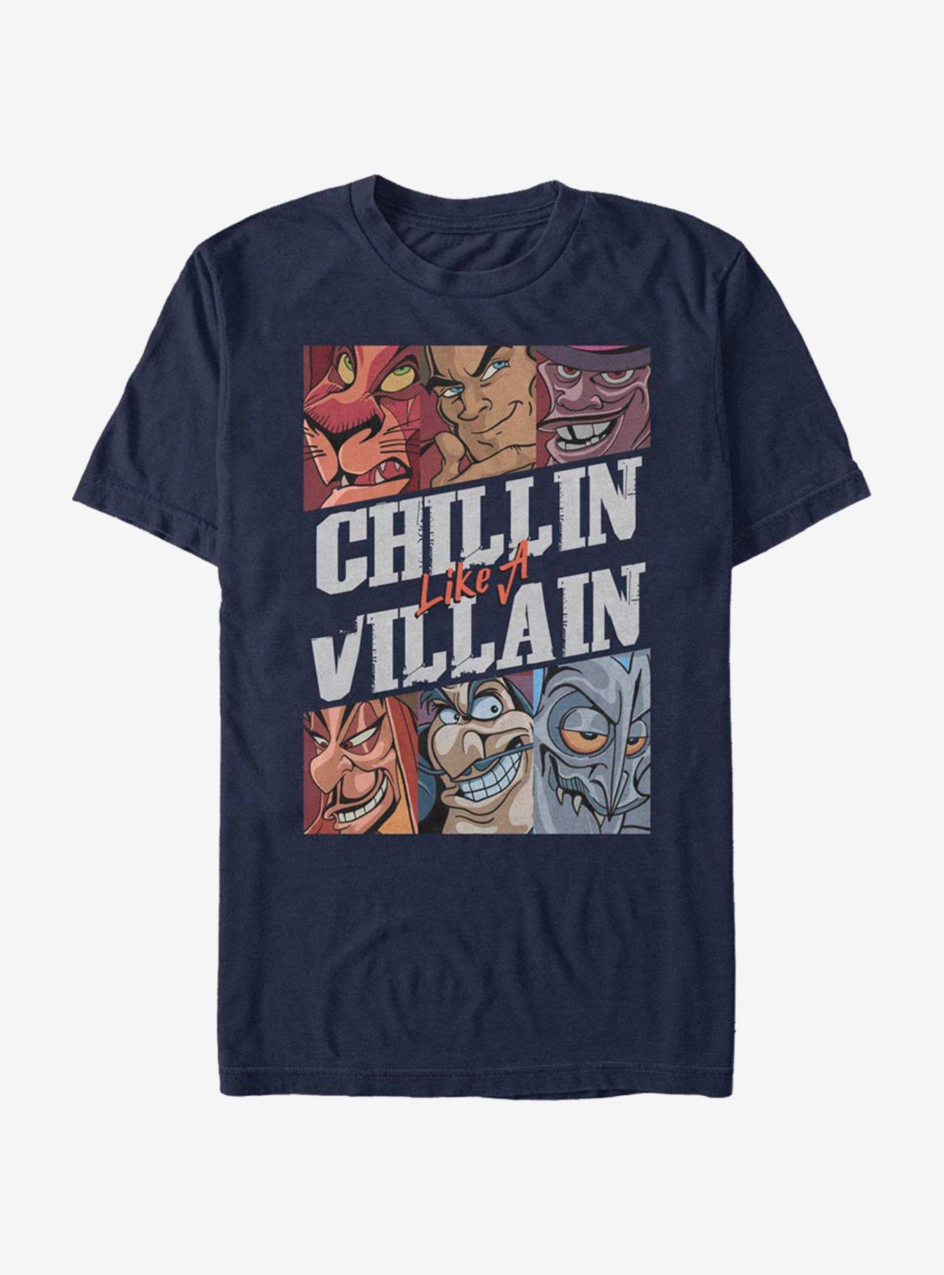 Disney Villains Villains Chills T-Shirt, NAVY, hi-res