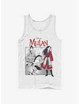 Disney Mulan Mulan Comic Panels Tank, , hi-res