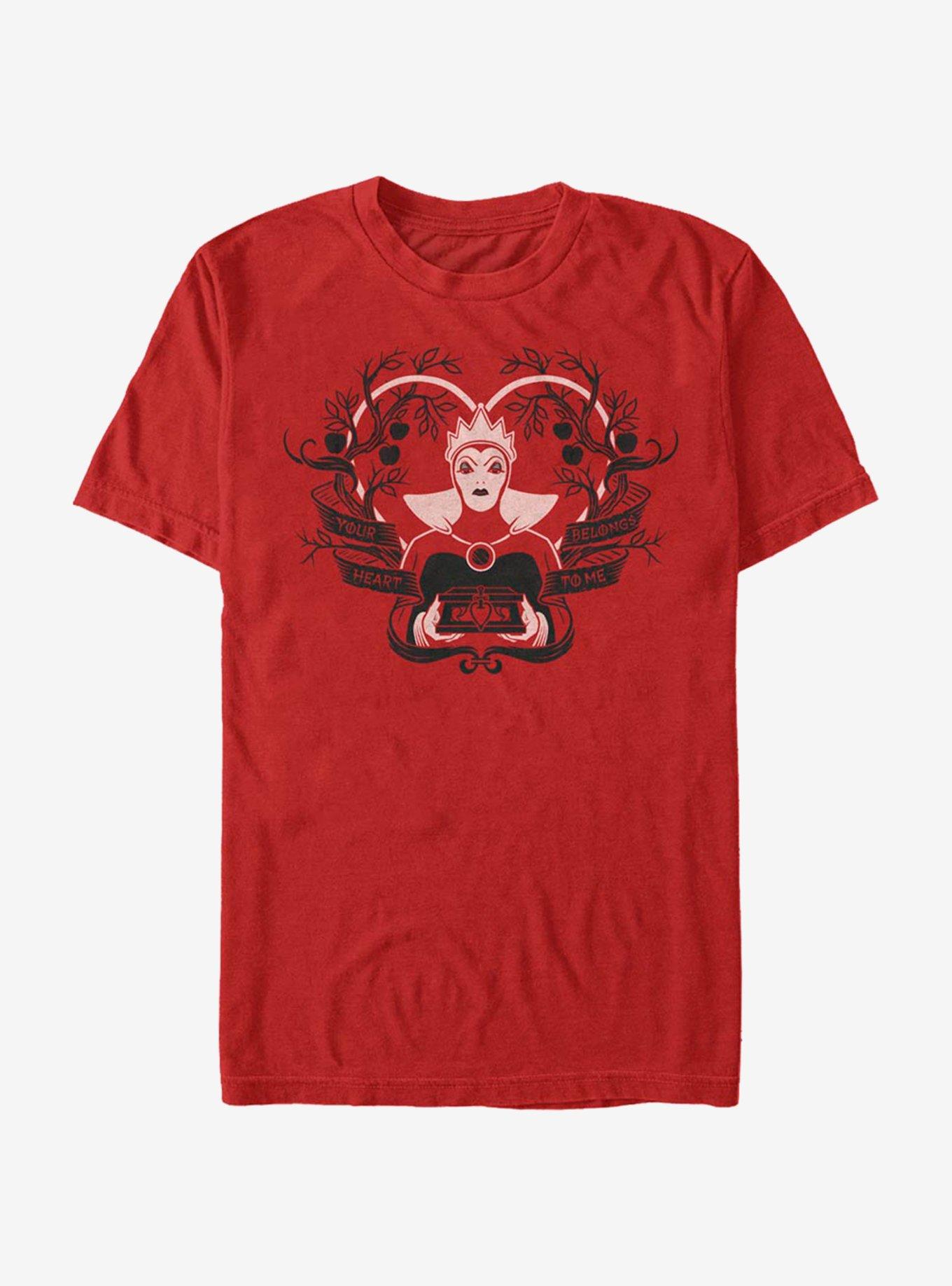 Disney Villains Your Heart Belongs To Me T-Shirt, RED, hi-res