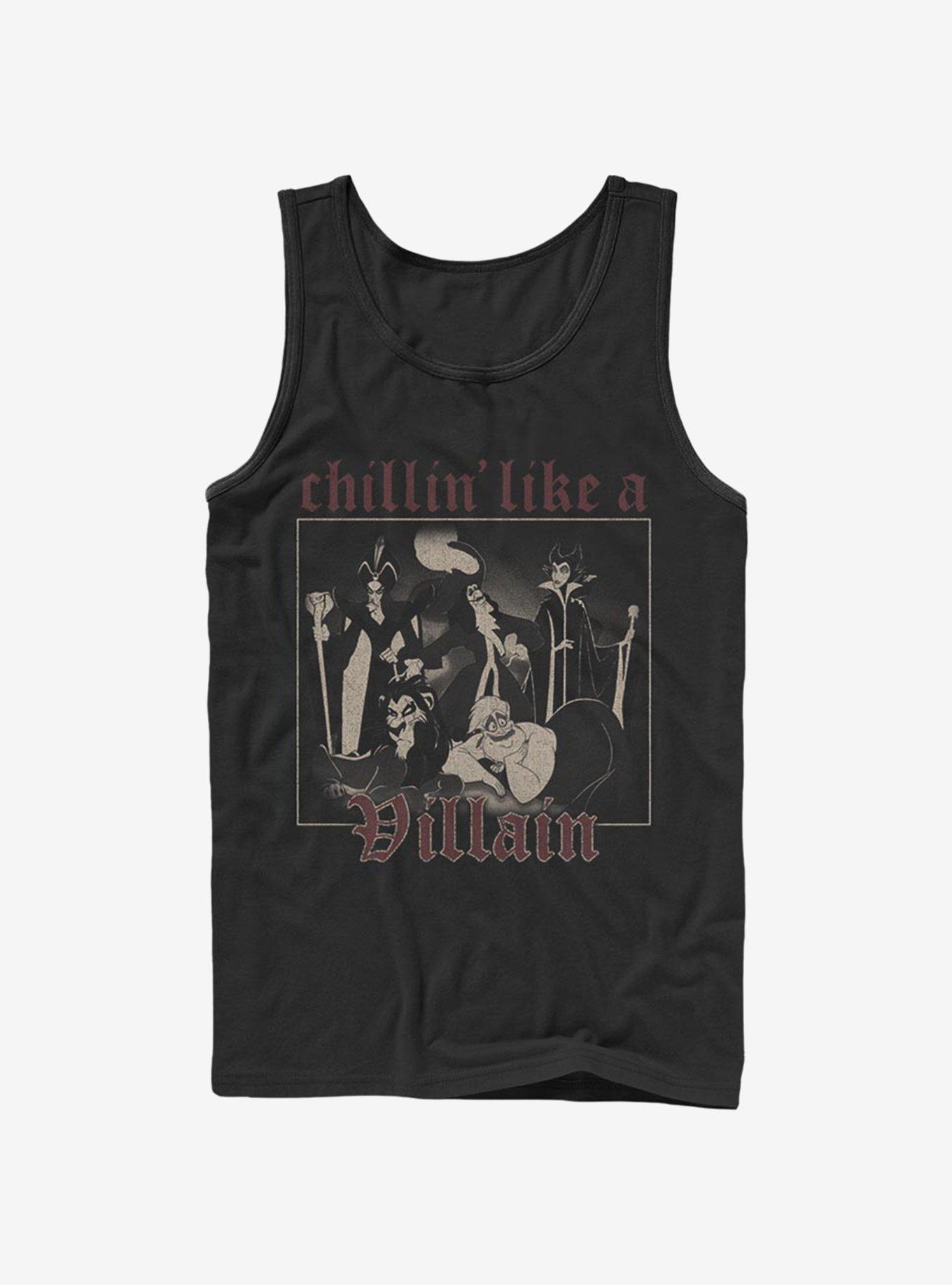 Disney Villains Villain Chill Tank, BLACK, hi-res