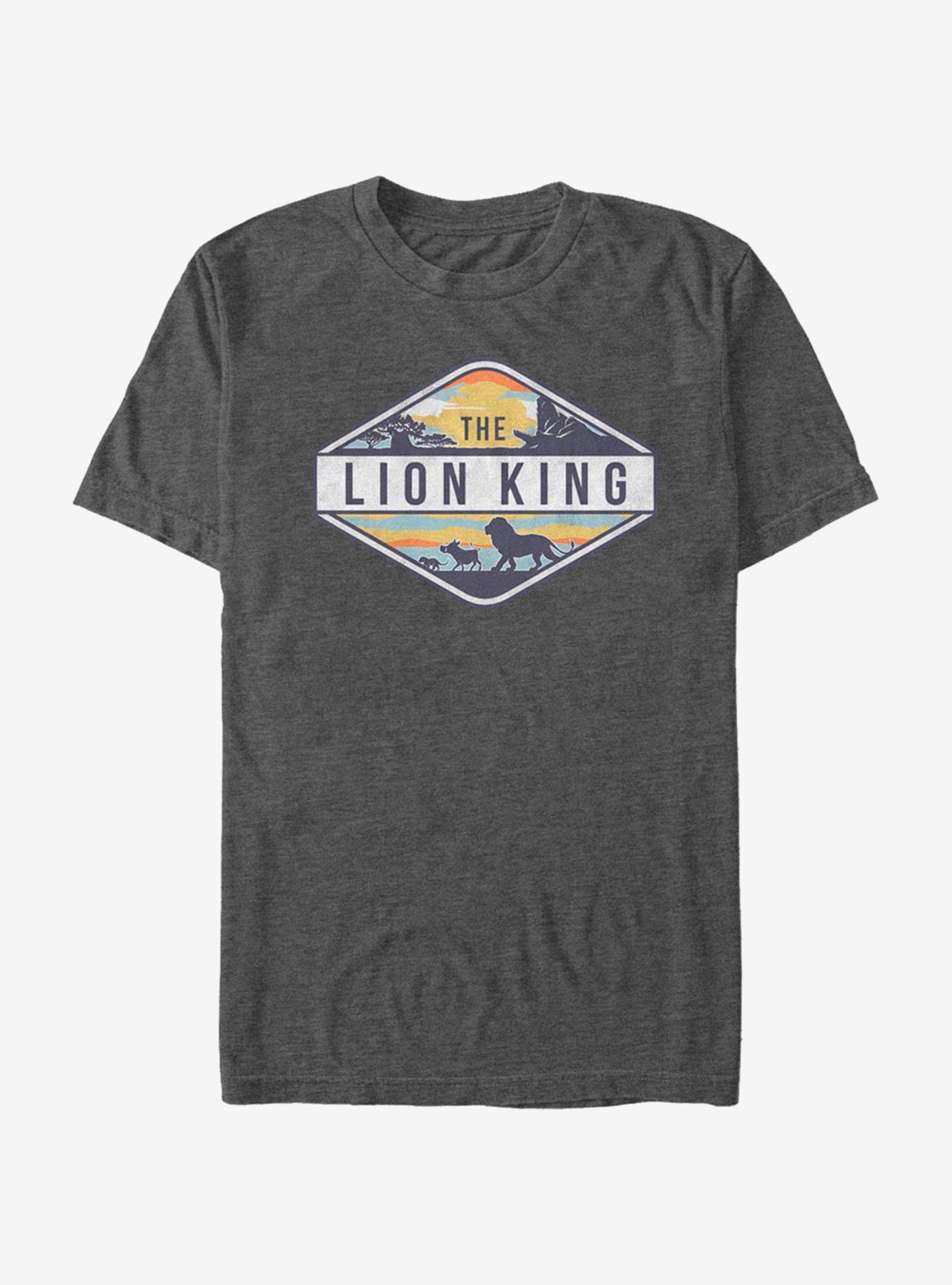 Disney The Lion King Lion King Diamond Emblem T-Shirt, CHAR HTR, hi-res