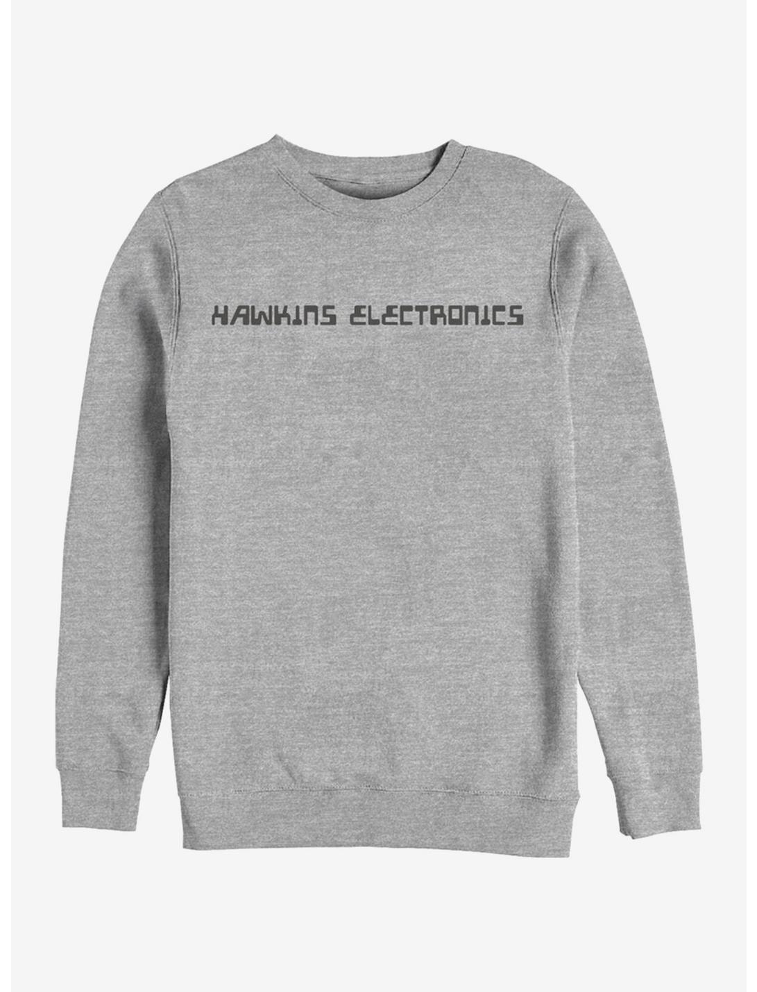 Stranger Things Hawkins Electronics Sweatshirt, ATH HTR, hi-res