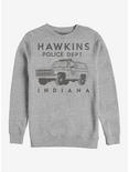 Stranger Things Hawkins Police Auto Sweatshirt, ATH HTR, hi-res