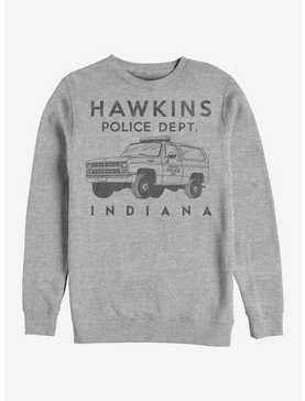 Stranger Things Hawkins Police Auto Sweatshirt, , hi-res