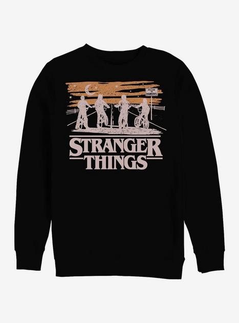 Stranger Things Jank Drawing Sweatshirt - BLACK | BoxLunch