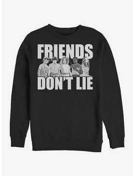Stranger Things Cast Friends Don't Lie Sweatshirt, , hi-res