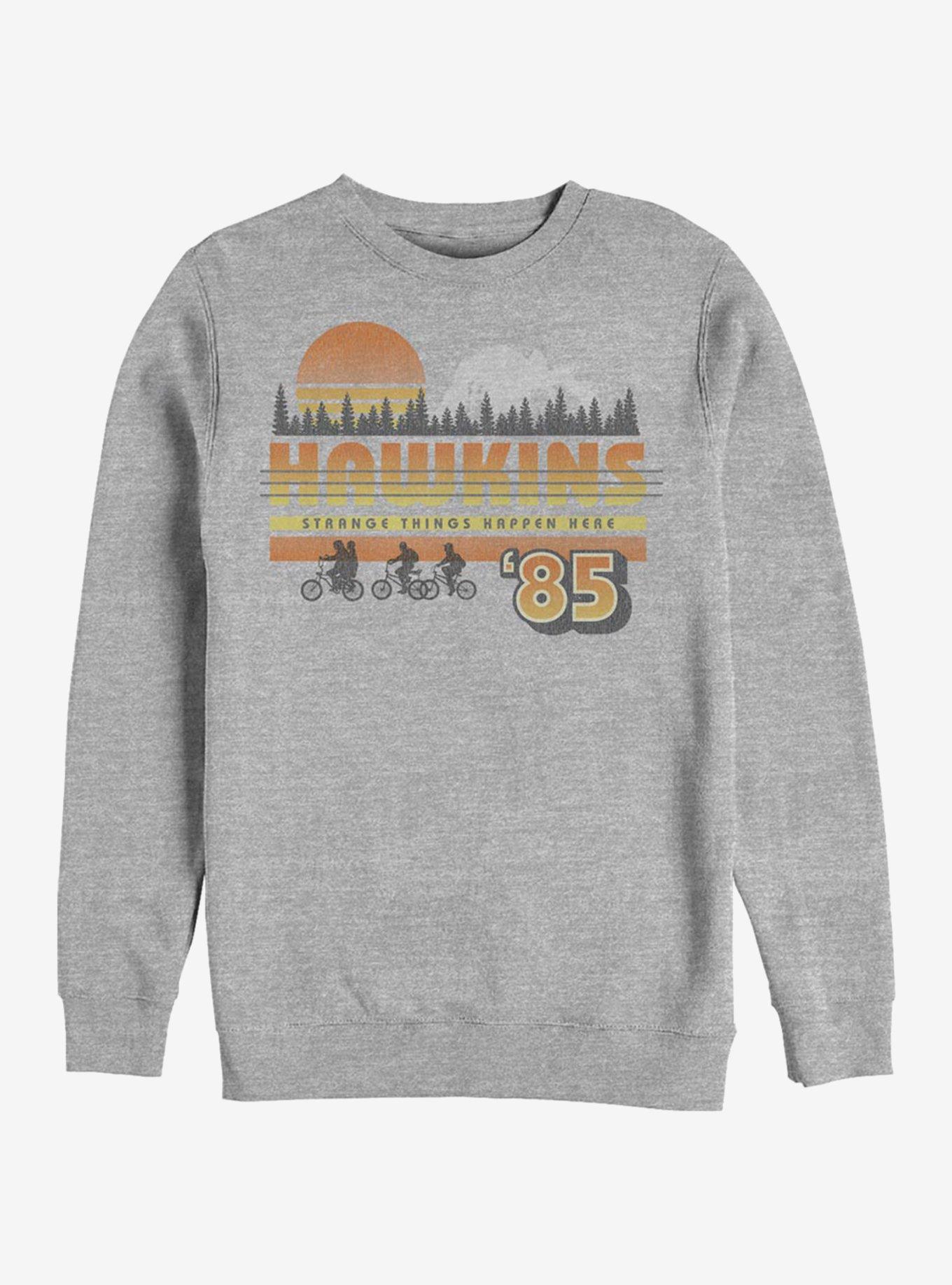 Stranger Things Hawkins Vintage Sunsnet Sweatshirt, , hi-res