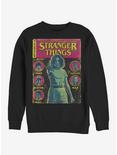 Stranger Things Comic Cover Sweatshirt, BLACK, hi-res