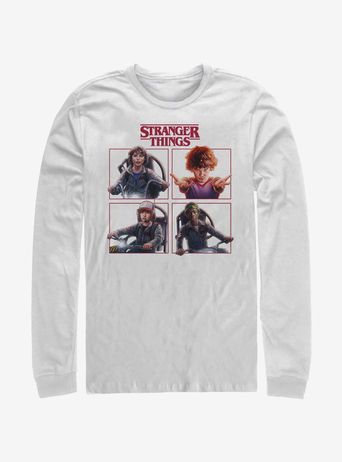 Stranger Things Cast Box Up Long-Sleeve T-Shirt, , hi-res
