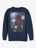Stranger Things Starry Demogorgon Sweatshirt, NAVY, hi-res