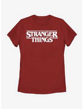 Stranger Things Classic Logo Womens T-Shirt, , hi-res