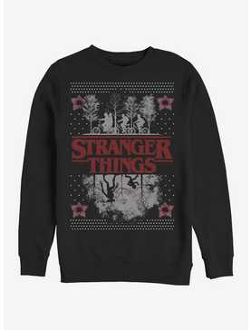 Stranger Things Upside Down Ugly Sweater Sweatshirt, , hi-res