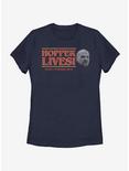 Stranger Things Hopper Lives Womens T-Shirt, NAVY, hi-res