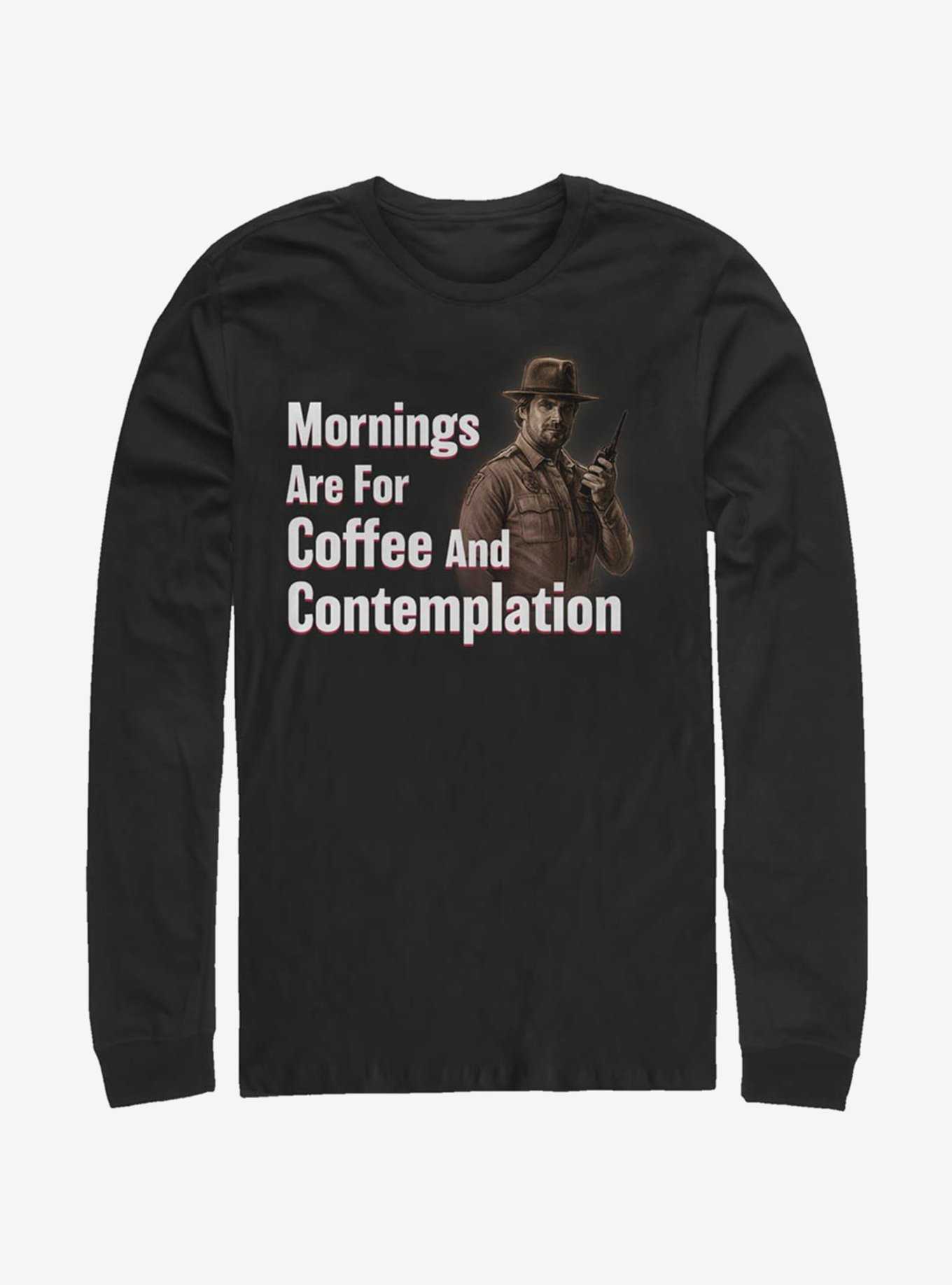 Stranger Things Coffee And Contemplation Long-Sleeve T-Shirt, , hi-res