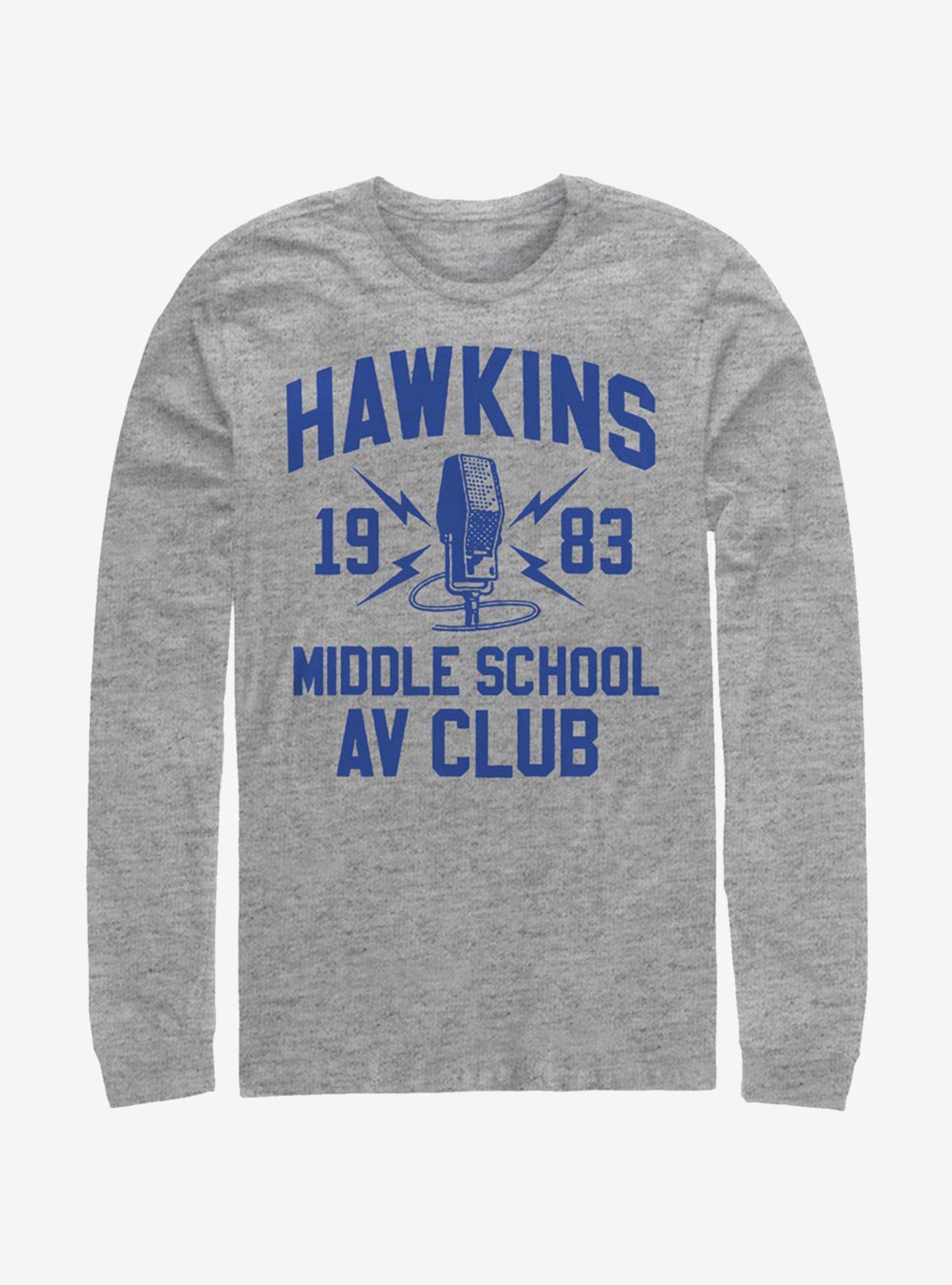 Stranger Things Hawkins AV Club Long-Sleeve T-Shirt, , hi-res