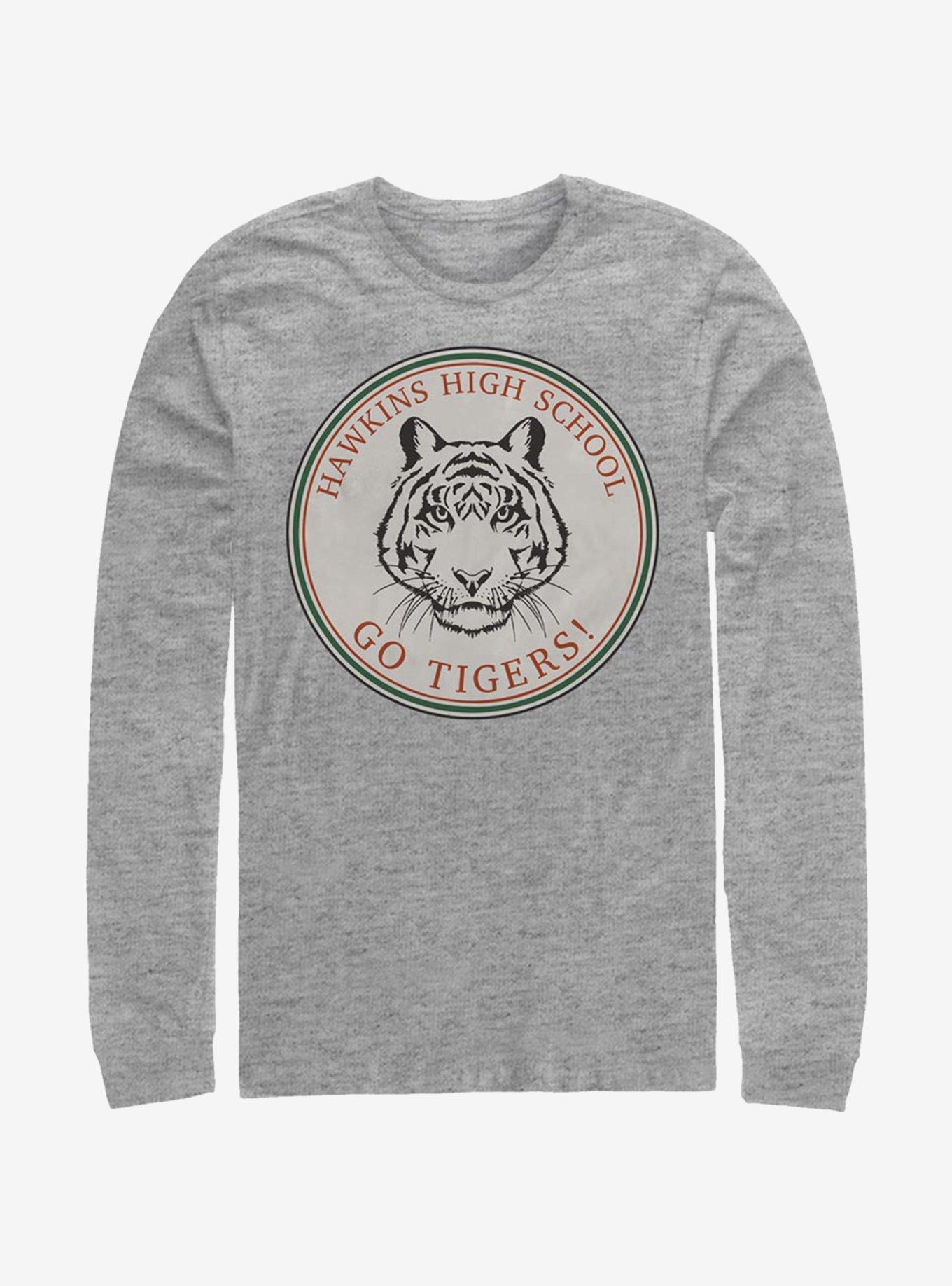 Stranger Things Hawkins Go Tigers Long-Sleeve T-Shirt, , hi-res