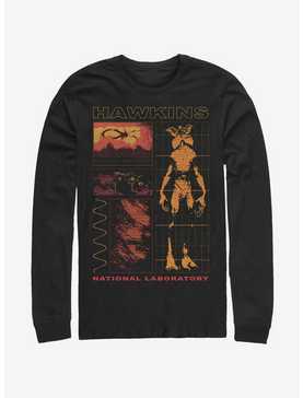 Stranger Things Hawkins Lab Long-Sleeve T-Shirt, , hi-res
