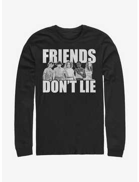 Stranger Things Cast Friends Don't Lie Long-Sleeve T-Shirt, , hi-res