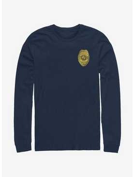 Stranger Things Hawkins Police Badge Long-Sleeve T-Shirt, , hi-res