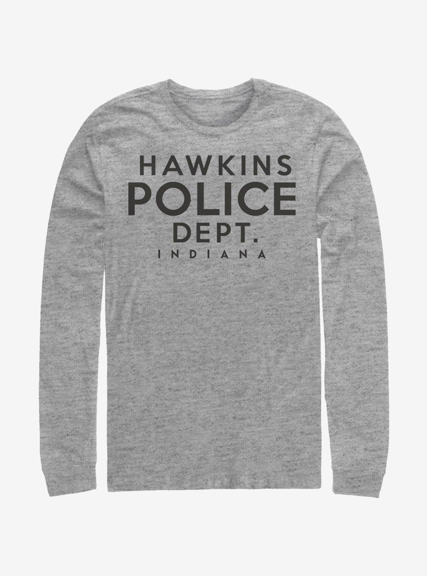 Stranger Things Hawkins Police Department Long-Sleeve T-Shirt, , hi-res