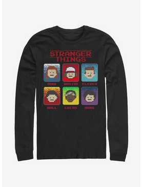 Stranger Things 8 Bit Stranger Long-Sleeve T-Shirt, , hi-res