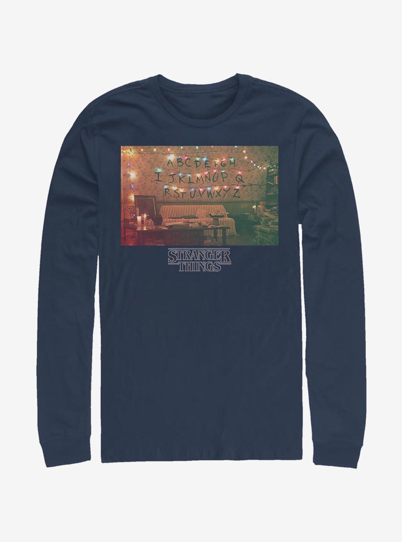 Stranger Things Christmas Lights Long-Sleeve T-Shirt, , hi-res