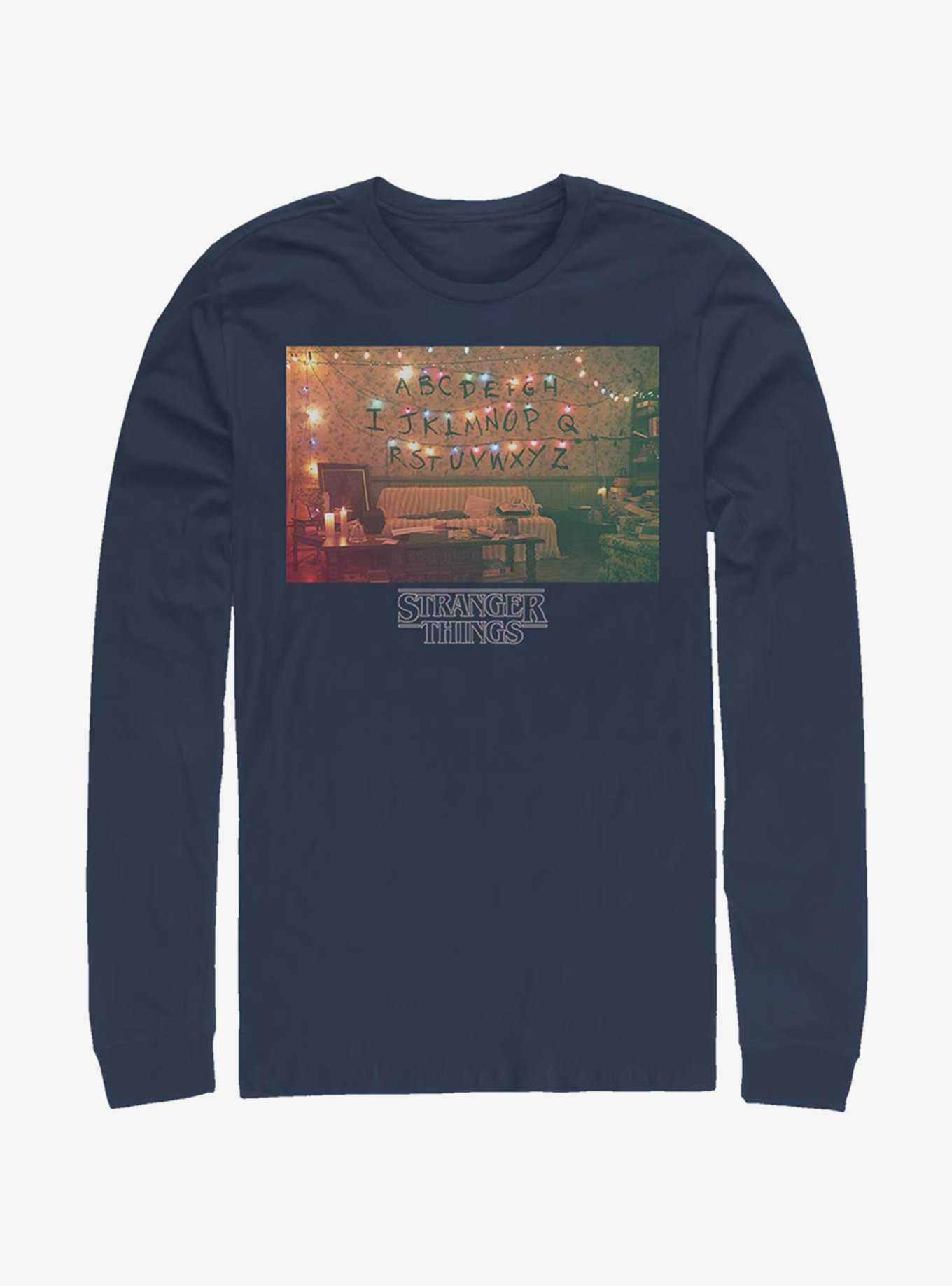 Stranger Things Christmas Lights Long-Sleeve T-Shirt, , hi-res