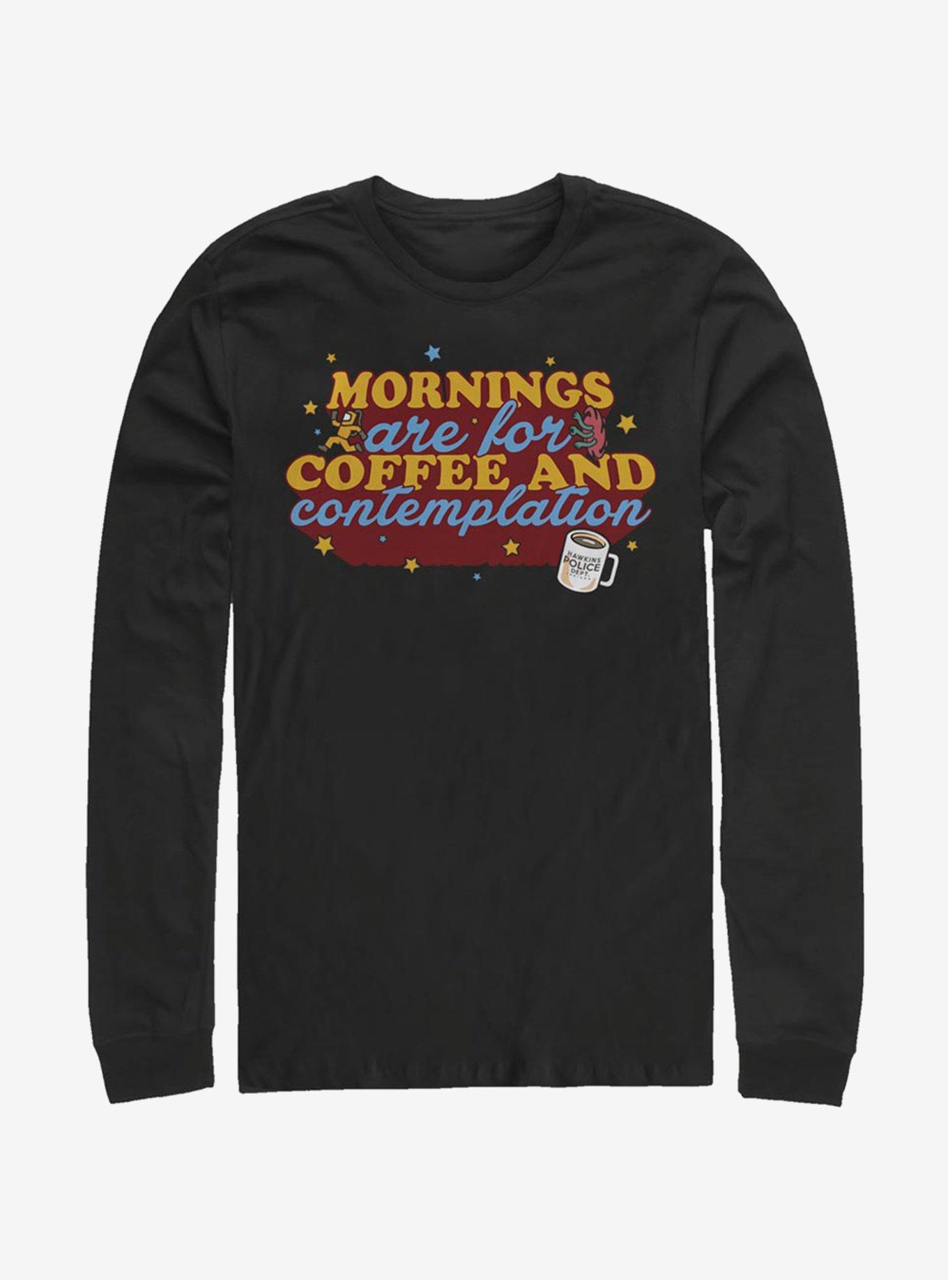 Stranger Things Coffee Contemplations Long-Sleeve T-Shirt, , hi-res