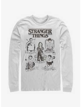 Stranger Things DND Classes Long-Sleeve T-Shirt, , hi-res