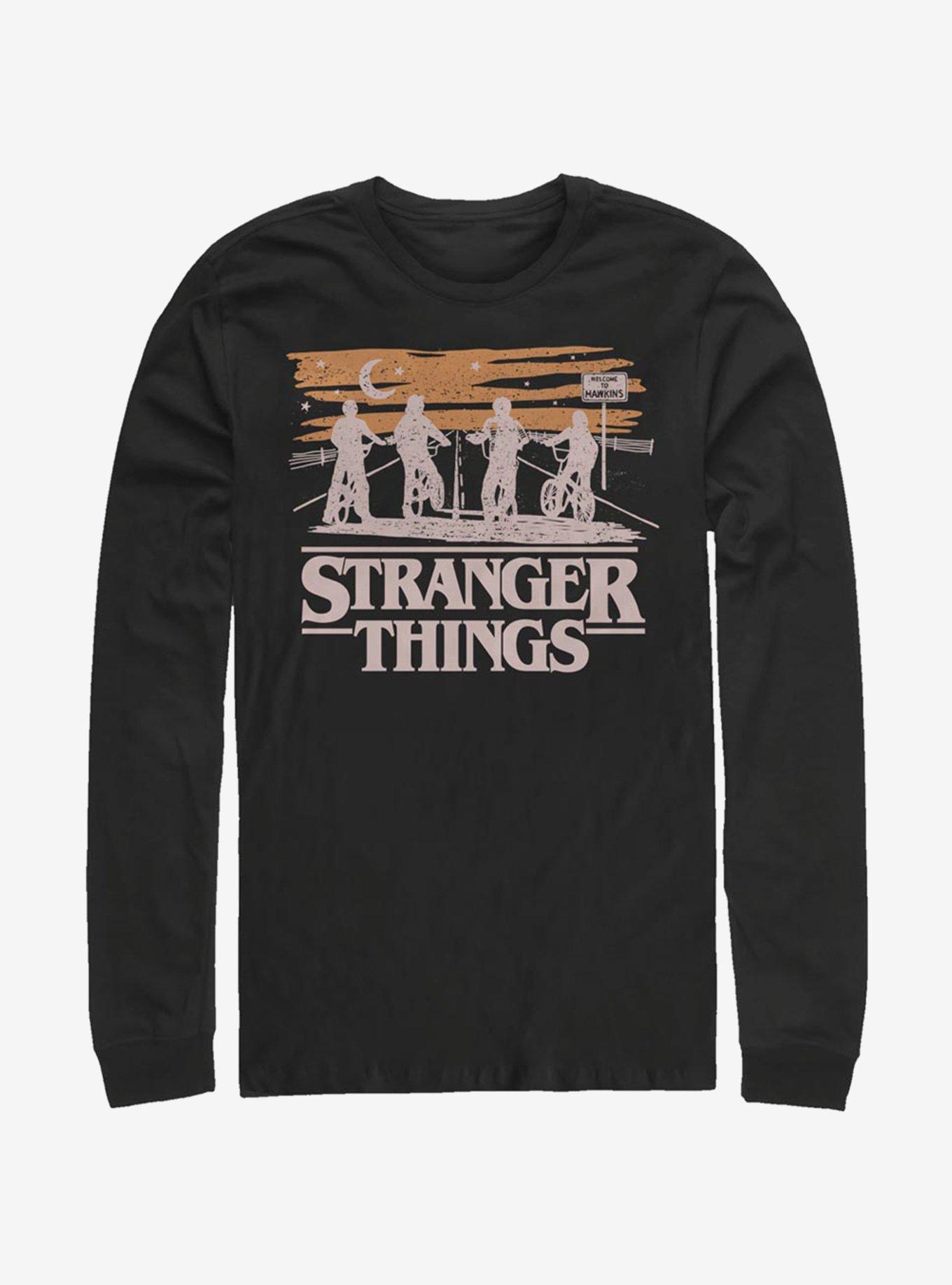 Stranger Things Jank Drawing Long-Sleeve T-Shirt, , hi-res