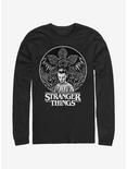 Stranger Things Stippling Eleven Long-Sleeve T-Shirt, BLACK, hi-res