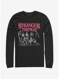 Stranger Things Fade Long-Sleeve T-Shirt, BLACK, hi-res