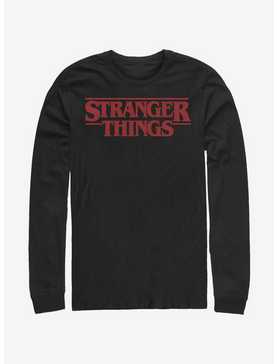 Stranger Things Classic Logo Long-Sleeve T-Shirt, , hi-res