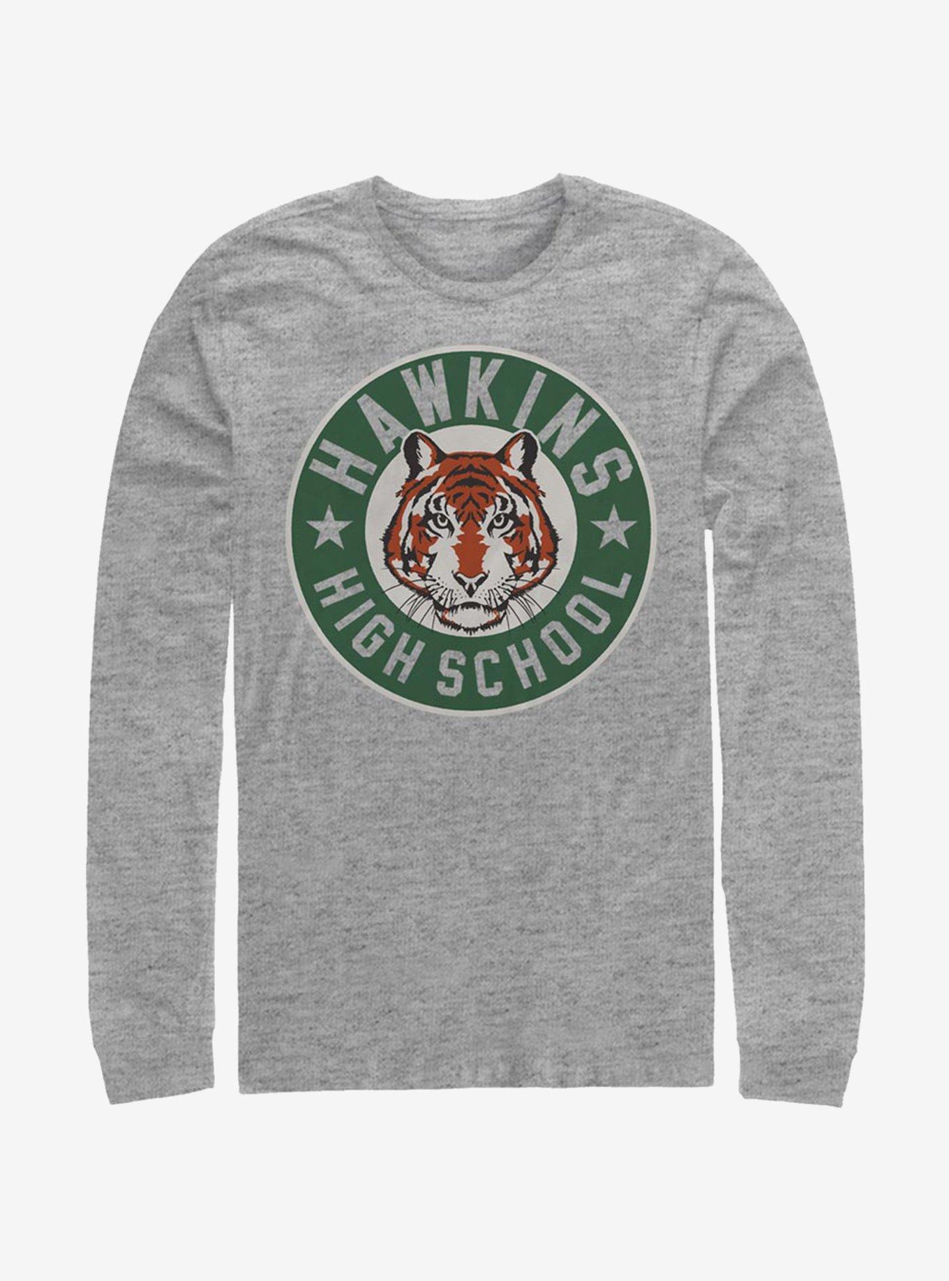 Stranger Things Hawkins High Tiger Emblem Long-Sleeve T-Shirt, , hi-res