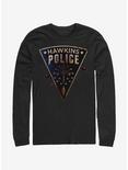 Stranger Things Hawkins Police Rats Long-Sleeve T-Shirt, BLACK, hi-res