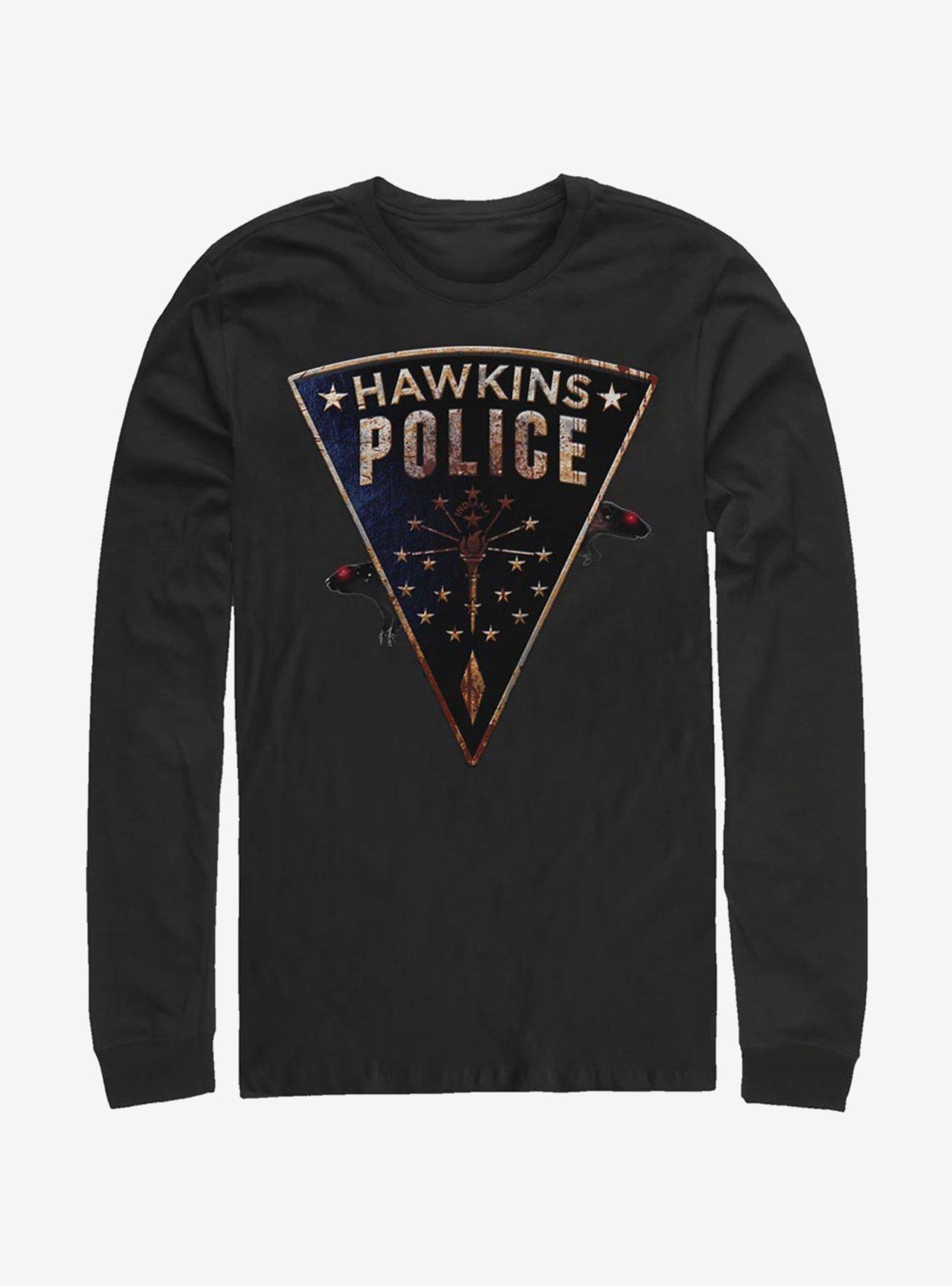 Stranger Things Hawkins Police Rats Long-Sleeve T-Shirt, , hi-res