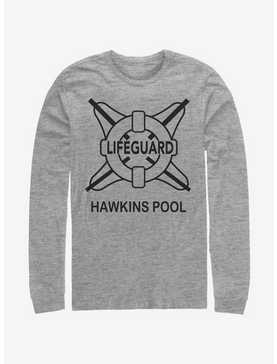 Stranger Things Hawkins Pool Lifeguard Long-Sleeve T-Shirt, , hi-res
