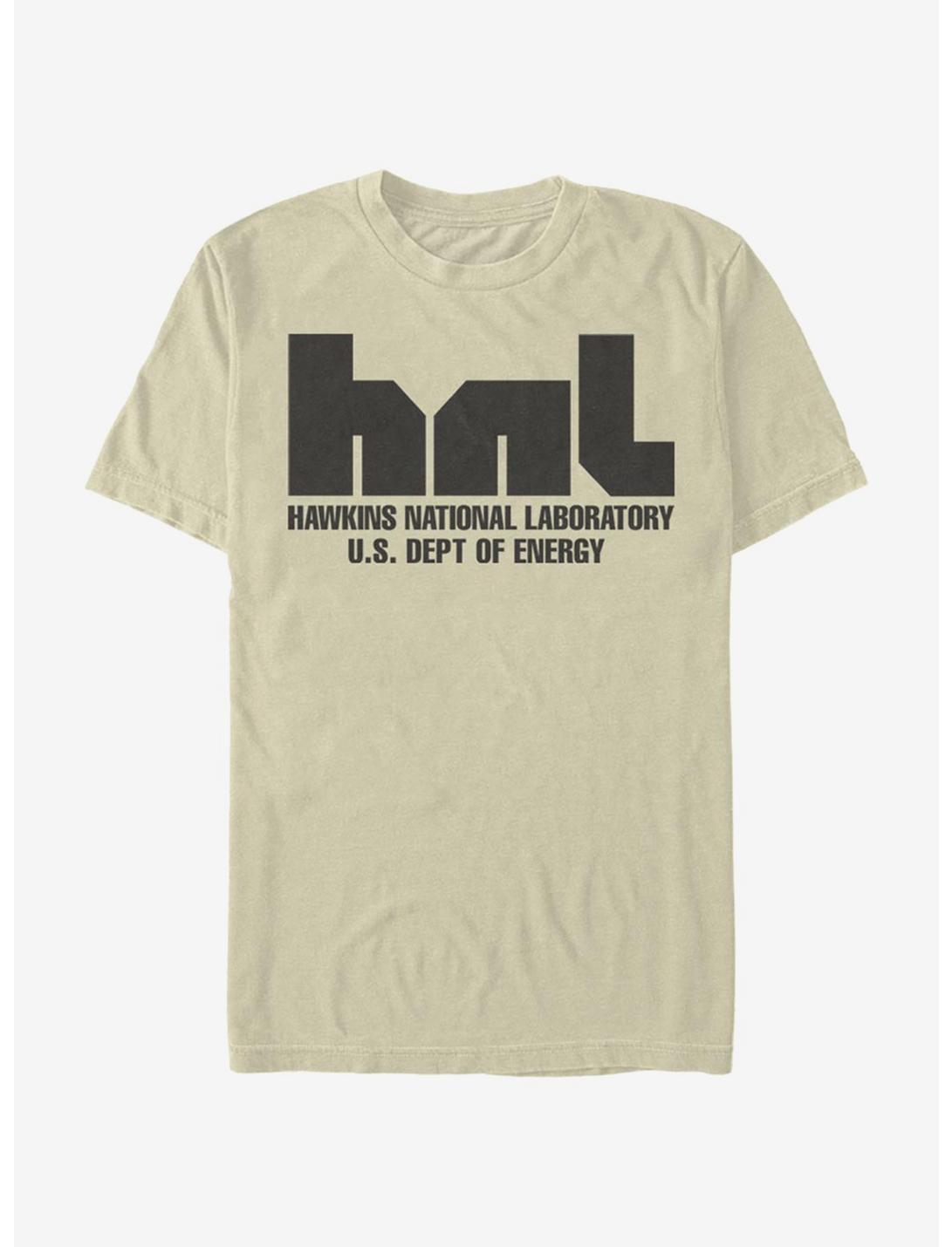 Stranger Things Hawkins National Laboratory T-Shirt, SAND, hi-res