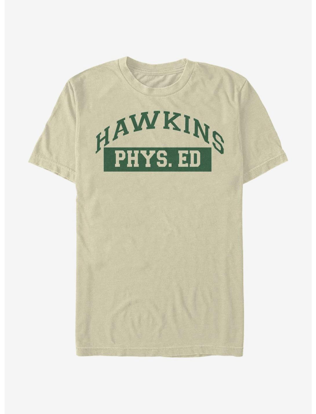 Stranger Things Hawkins Phys Ed T-Shirt, SAND, hi-res