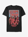 Stranger Things Scoop Troop T-Shirt, BLACK, hi-res
