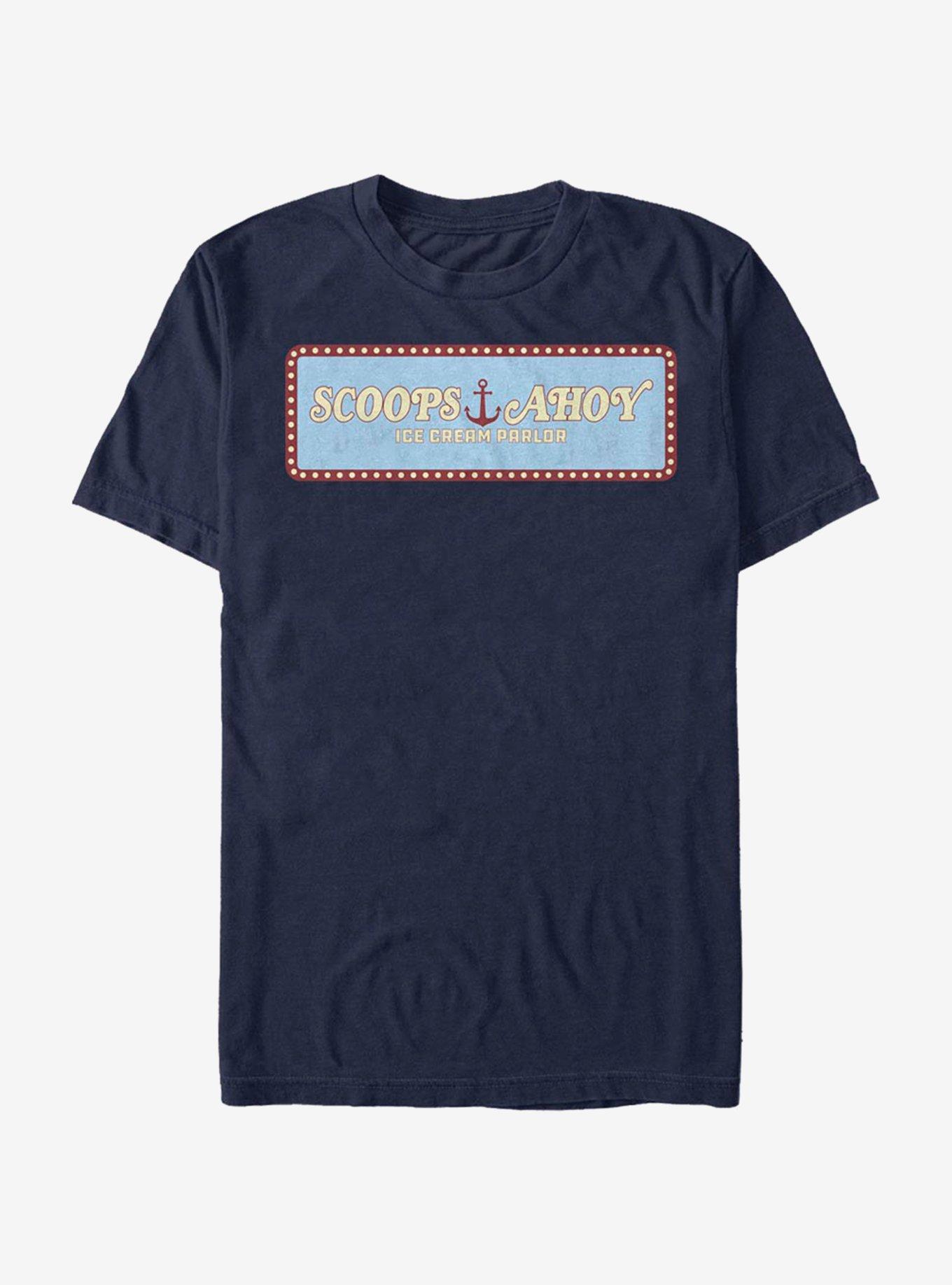 Stranger Things Scoops Ahoy Panel T-Shirt, , hi-res