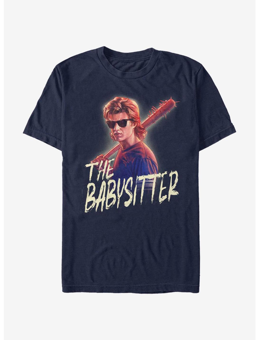 Stranger Things Steve The Babysitter T-Shirt, NAVY, hi-res