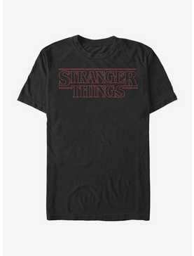 Stranger Things Red Outline Logo T-Shirt, , hi-res