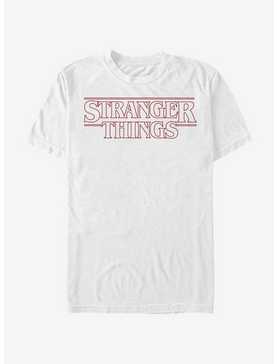 Stranger Things Red Outline Logo T-Shirt, , hi-res