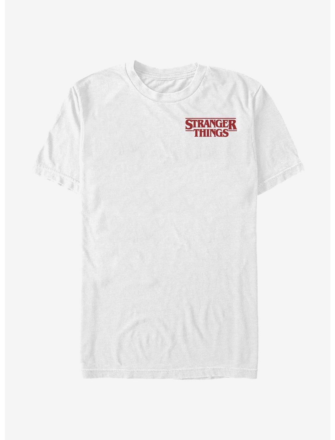 Stranger Things Pocket T-Shirt, WHITE, hi-res
