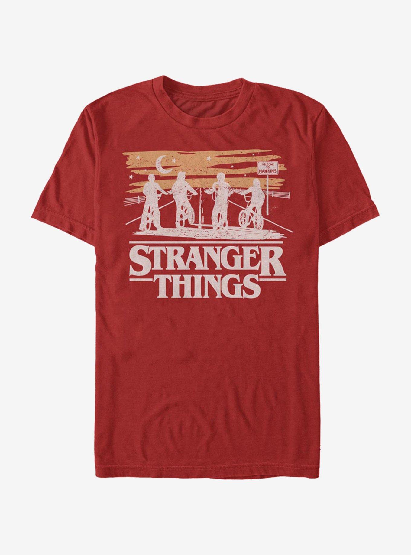 Stranger Things Jank Drawing T-Shirt, RED, hi-res
